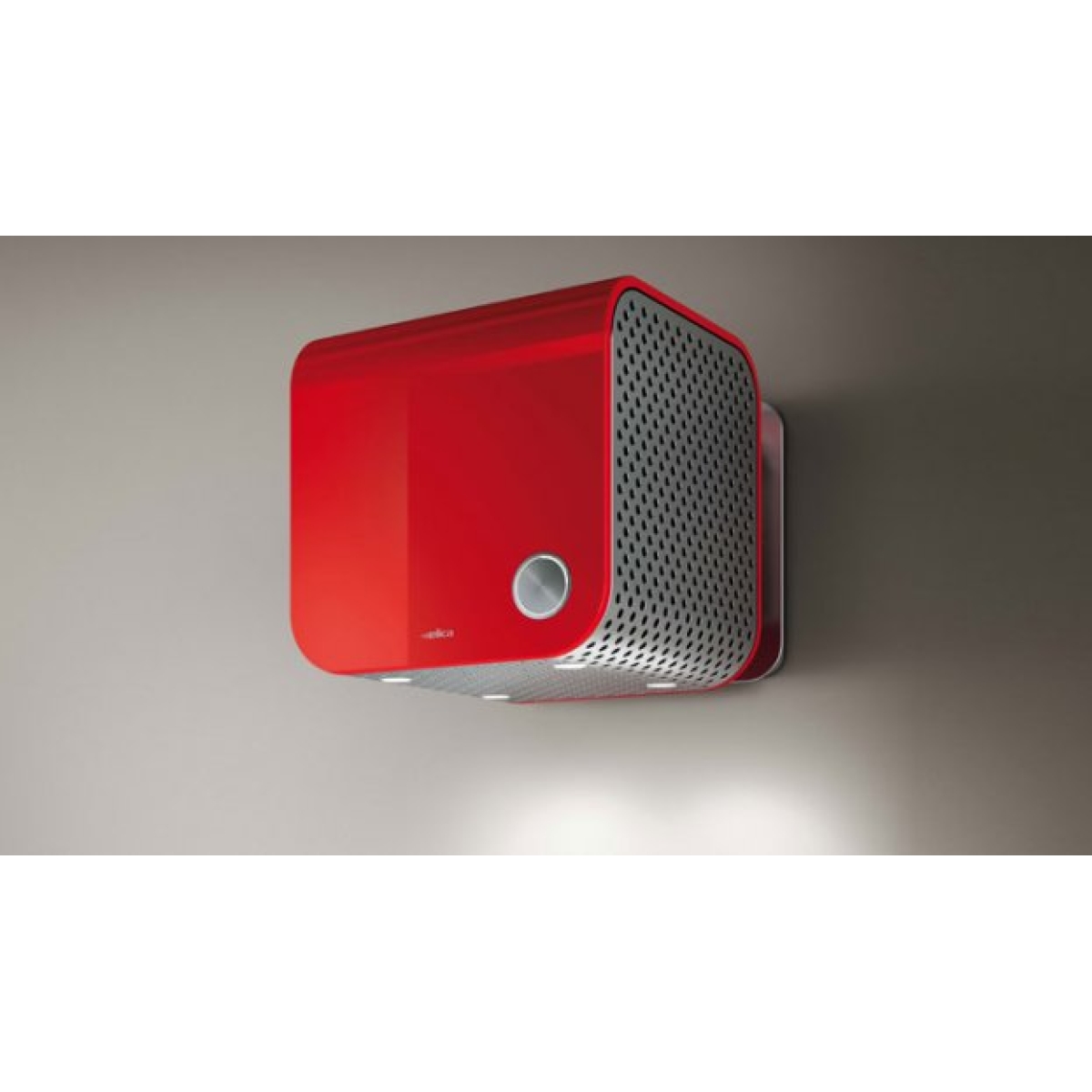 Elica 35cc Dynamique 35厘米 島式抽油煙機 (紅色)